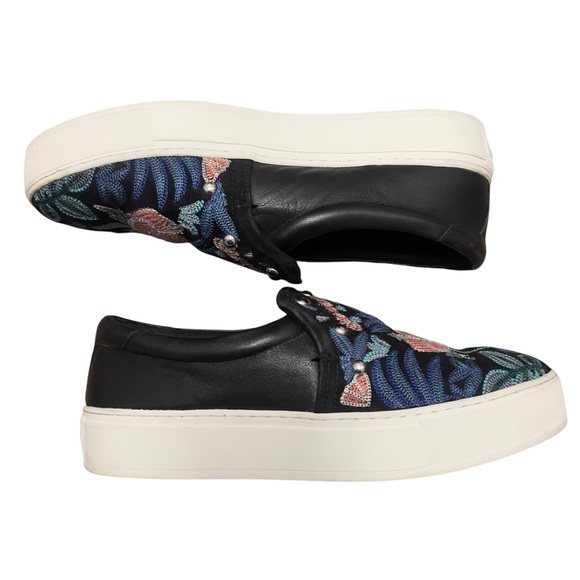 Rebecca Minkoff Embroidered Slip On Sneakers Size 11 - Picture 4 of 6